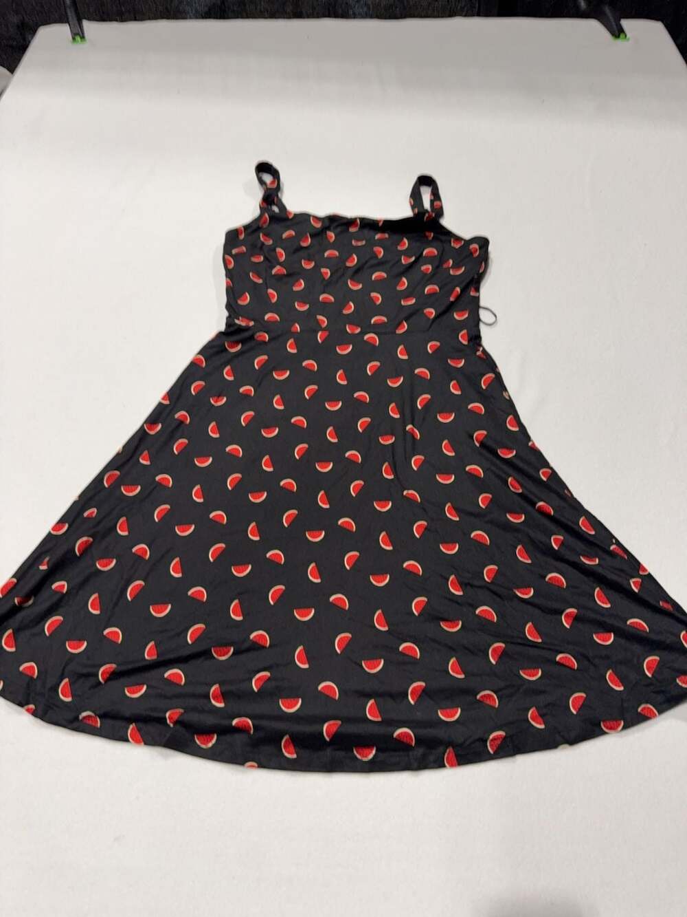 Socialite Women's Watermelon Print Sleeveless A-Line Dress Size S
